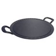 thumbnail image 1 of Aa2Zee 12" Pre-Seasoned Premium Cast Iron Round Griddle with Dual Handle - CIPSP1612BLK, 1 of 8