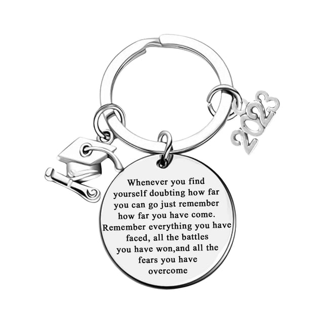 AaSFJEG 2024 Graduation Keychain inspirational Graduation Gift Keychain