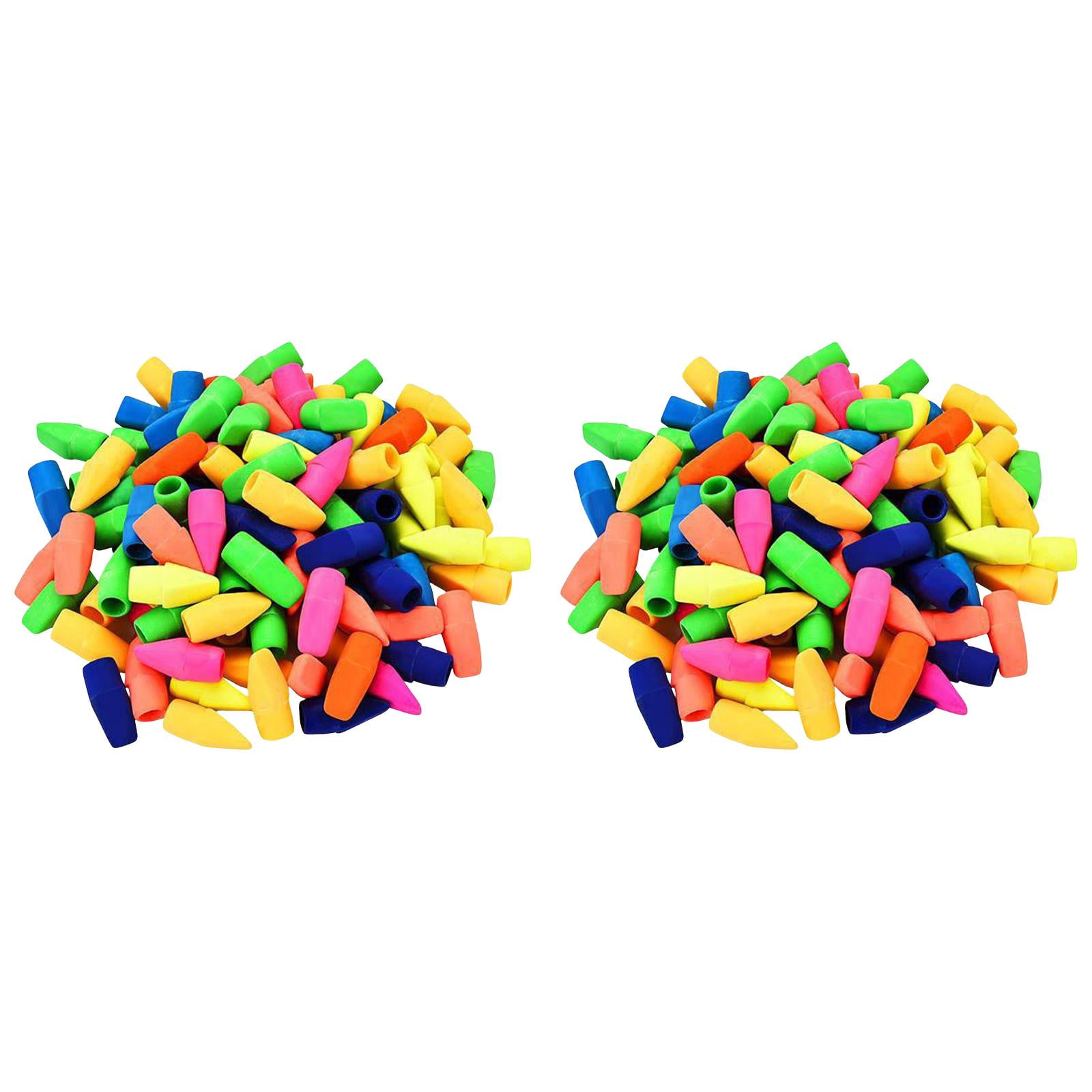 AaSFJEG 20pcs Pencil top Erasers Multicolor Pencil Erasers toppers