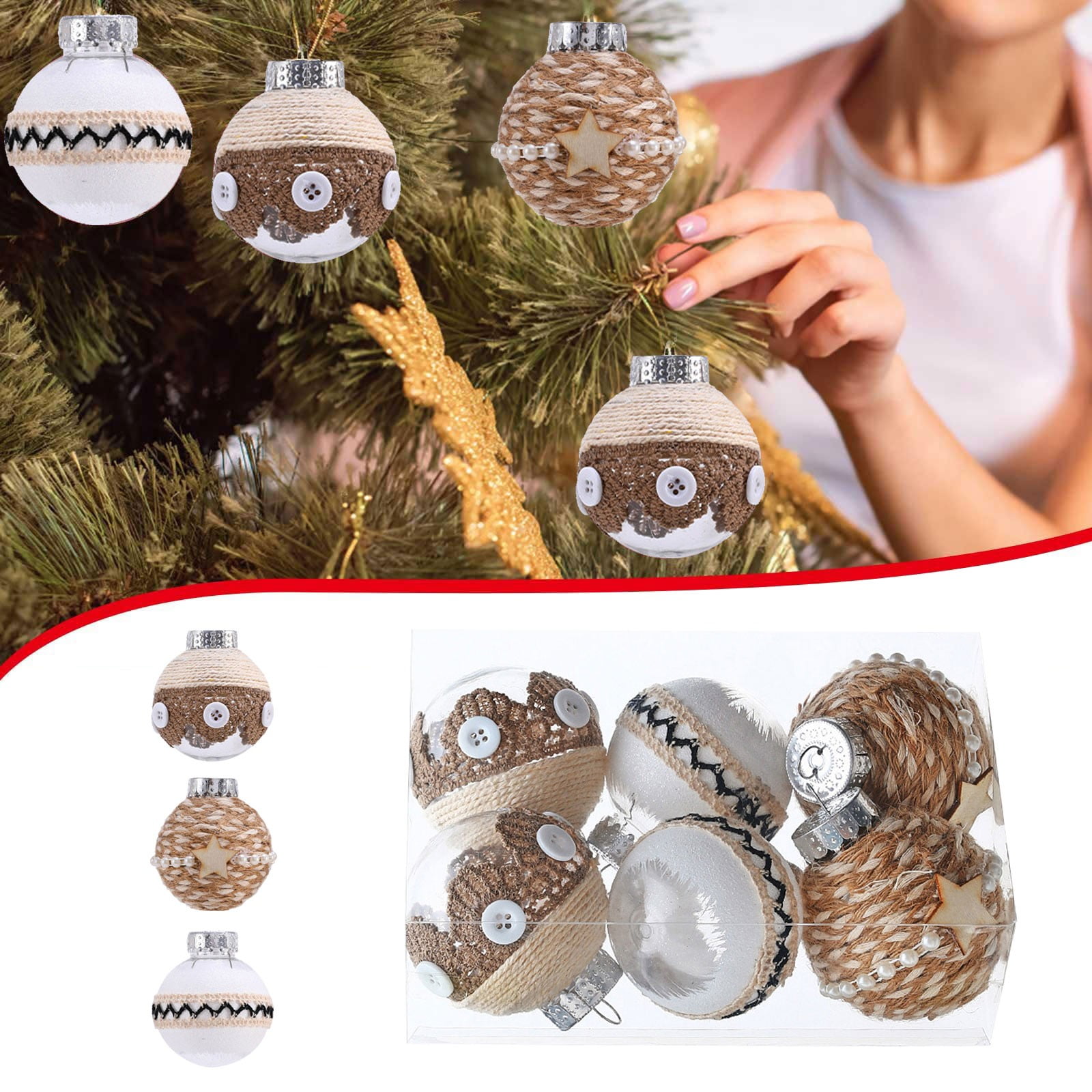 AaSFJEG Decor 2025 Home Christmas Tree Decoration Christmas Decoration Exquisite Hanging