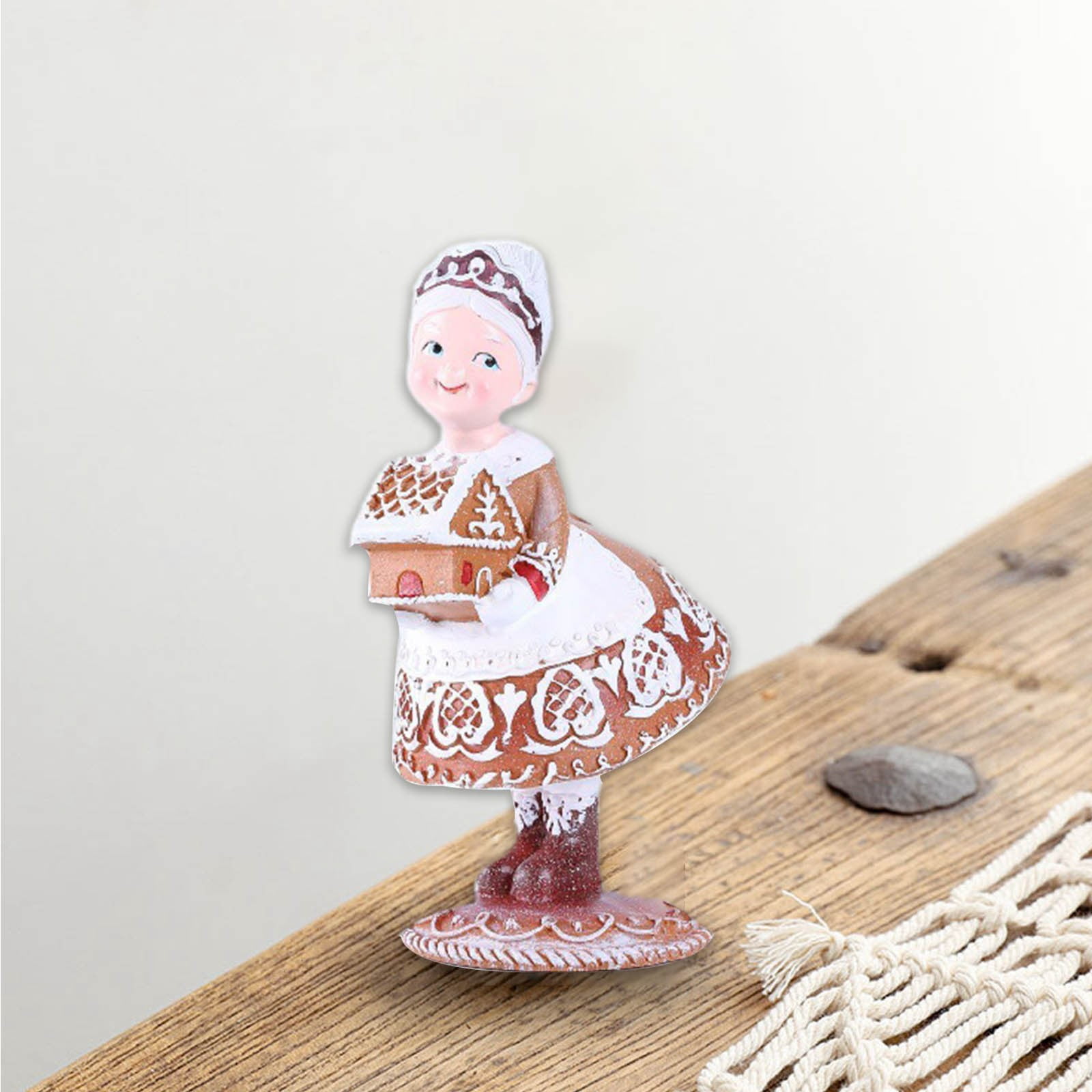 AaSFJEG Decor 2025 Party Christmas Ornaments Decorated in Resin Desktop Christmas Ornament