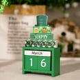 AaSFJEG Decor St. Patrick's Day Ornament Irish Green Leaf Festival