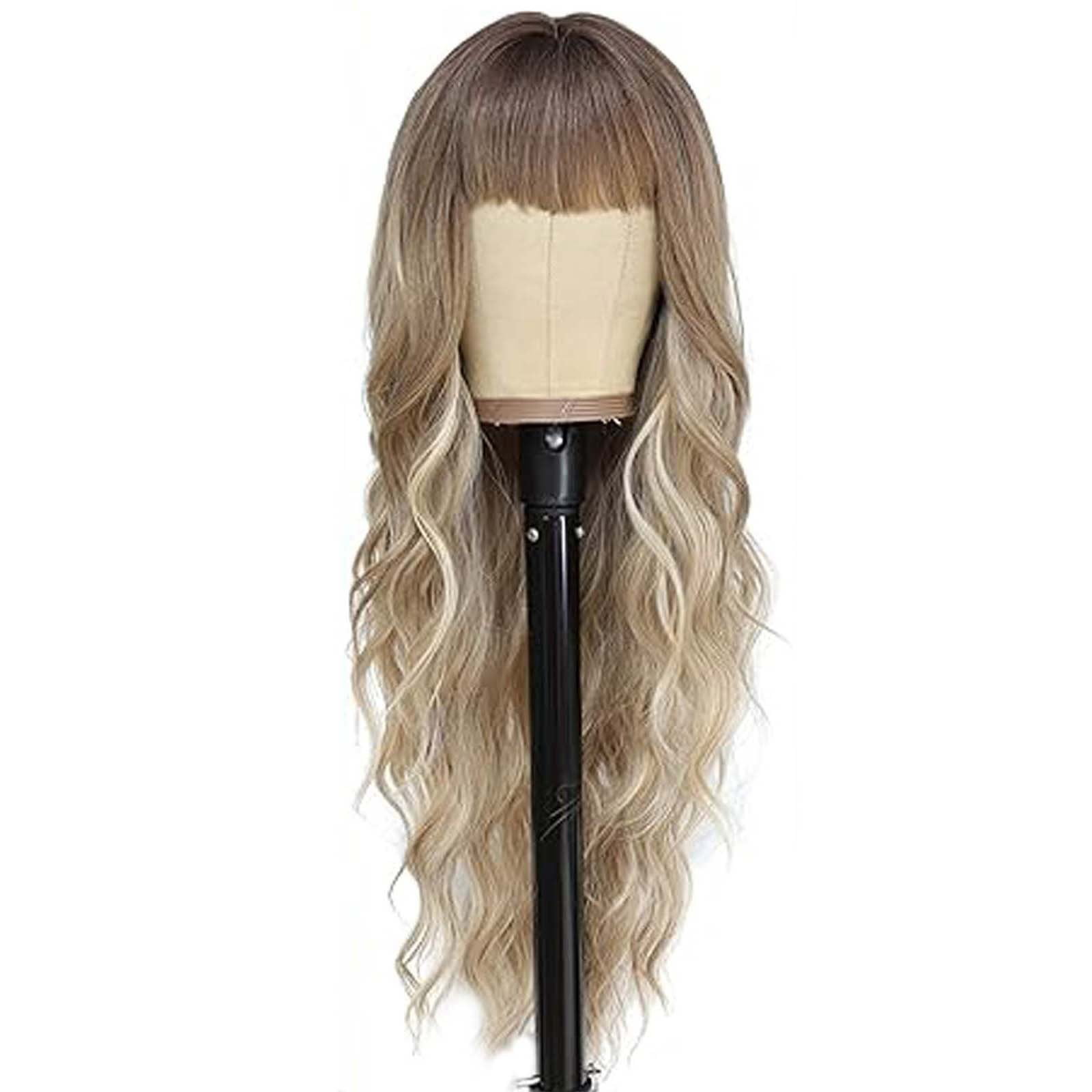 AaSFJEG Fashion European and Wigs Straight Large Waves Long Curly Hair