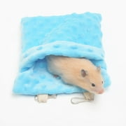 AaSFJEG Pet Sugar Glider Bonding Pouch Bag Sling Sleep Bag with Adjustable Strap for Travel Gliders Ferret Hedgehog Hamster Small (Blue) for Chirstmas Fall Winter Blue