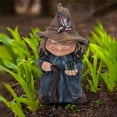 AaSFJEG Polyresin Garden for Witch Lawn Ornaments Indoor/Outdoor Decor