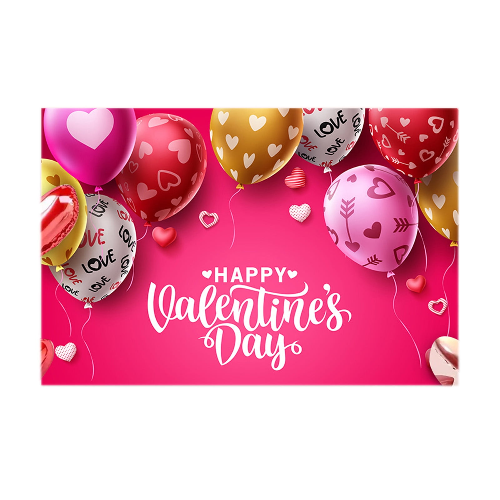 AaSFJEG Happy Birthday Decorations Black New Valentine Day Decoration