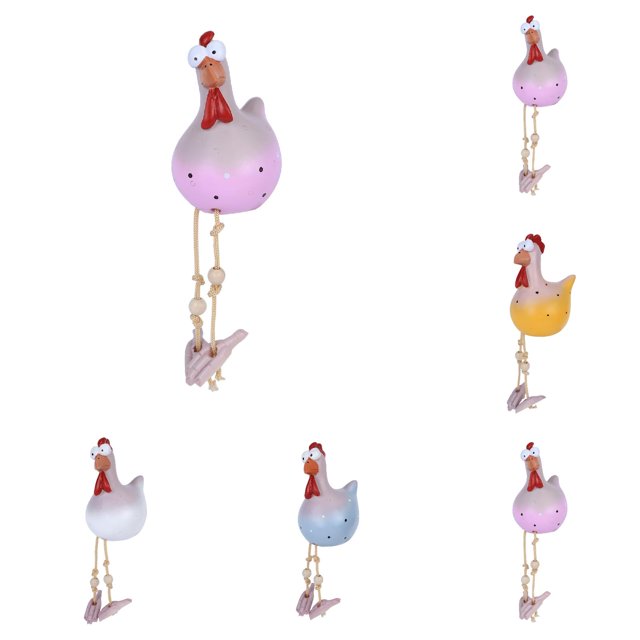 AaSFJEG Hippopotamus Ornament Resin Chicken Hilde Garden Decoration
