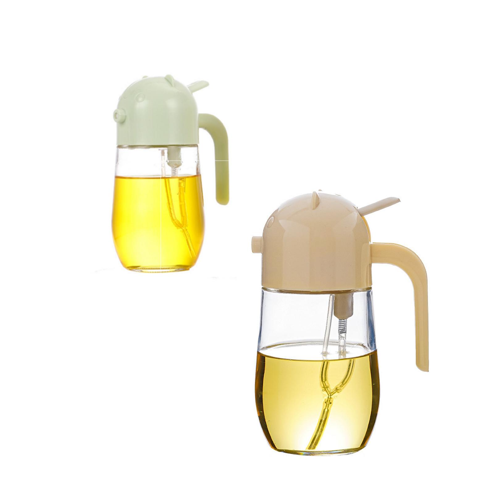 AaSFJEG Home Decor Oil Sprayer for Cooking 2 in 1 Oil Dispenser Bottle