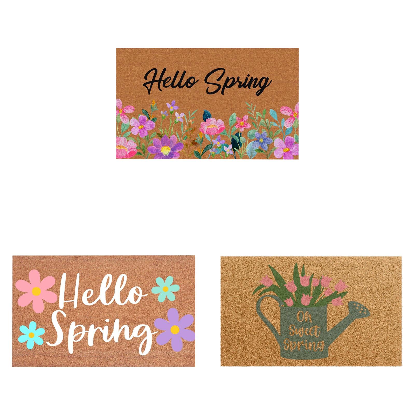 AaSFJEG Home Decor Spring Door Mats Fall Mats Truck Spring