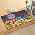 AaSFJEG Independence Day Home Entrance Mat Bathroom Non Slip Mat