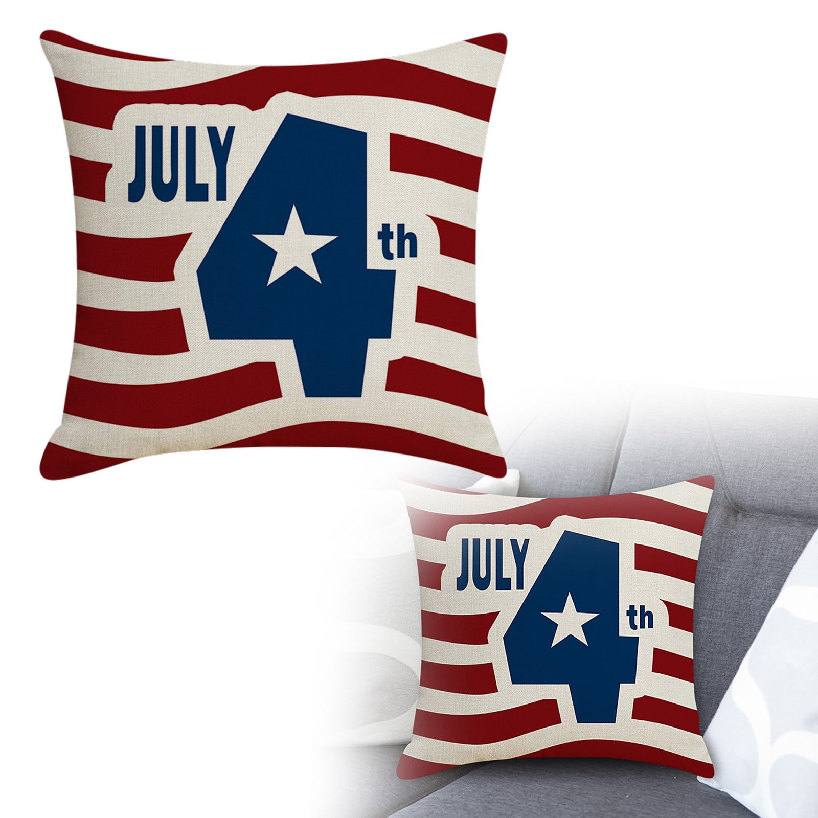 AaSFJEG Kids' Sleeping Car Seat New independence Day Linen Printed