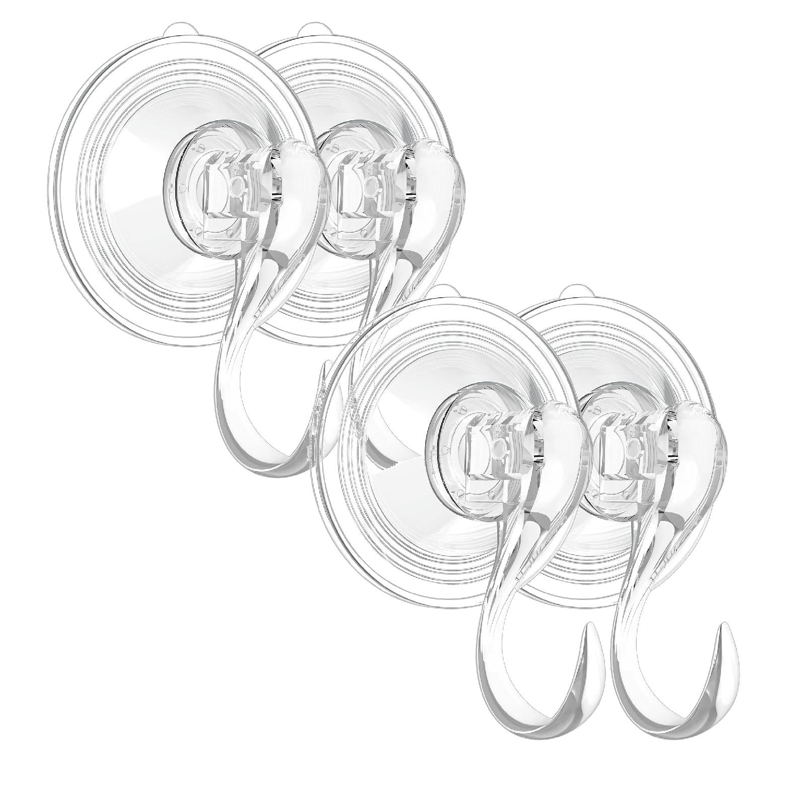 AaSFJEG Large Clear Reusable Heavy Duty Wreath Hanger Suction Cup With