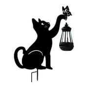 AaSFJEG Memorial Day Solar Light Outdoor Wrought Card Cat Court Garden Decorative Light Court Decorative Light