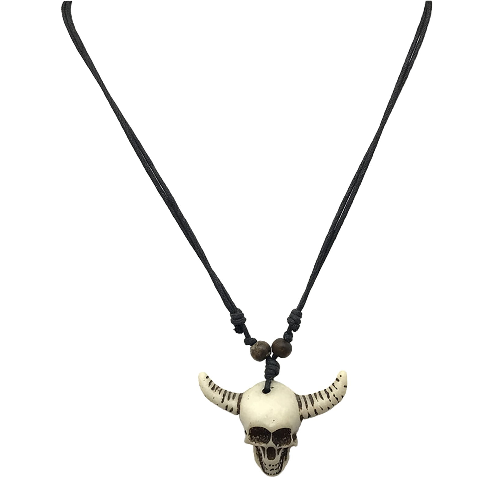 Western Cowgirl Necklace – Three-Layer Chain With Bull Skull Pendant | Adjustable Alloy Jewelry