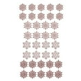 AaSFJEG Rose Gold Christmas Ornaments Snowflake Ornaments Glitter