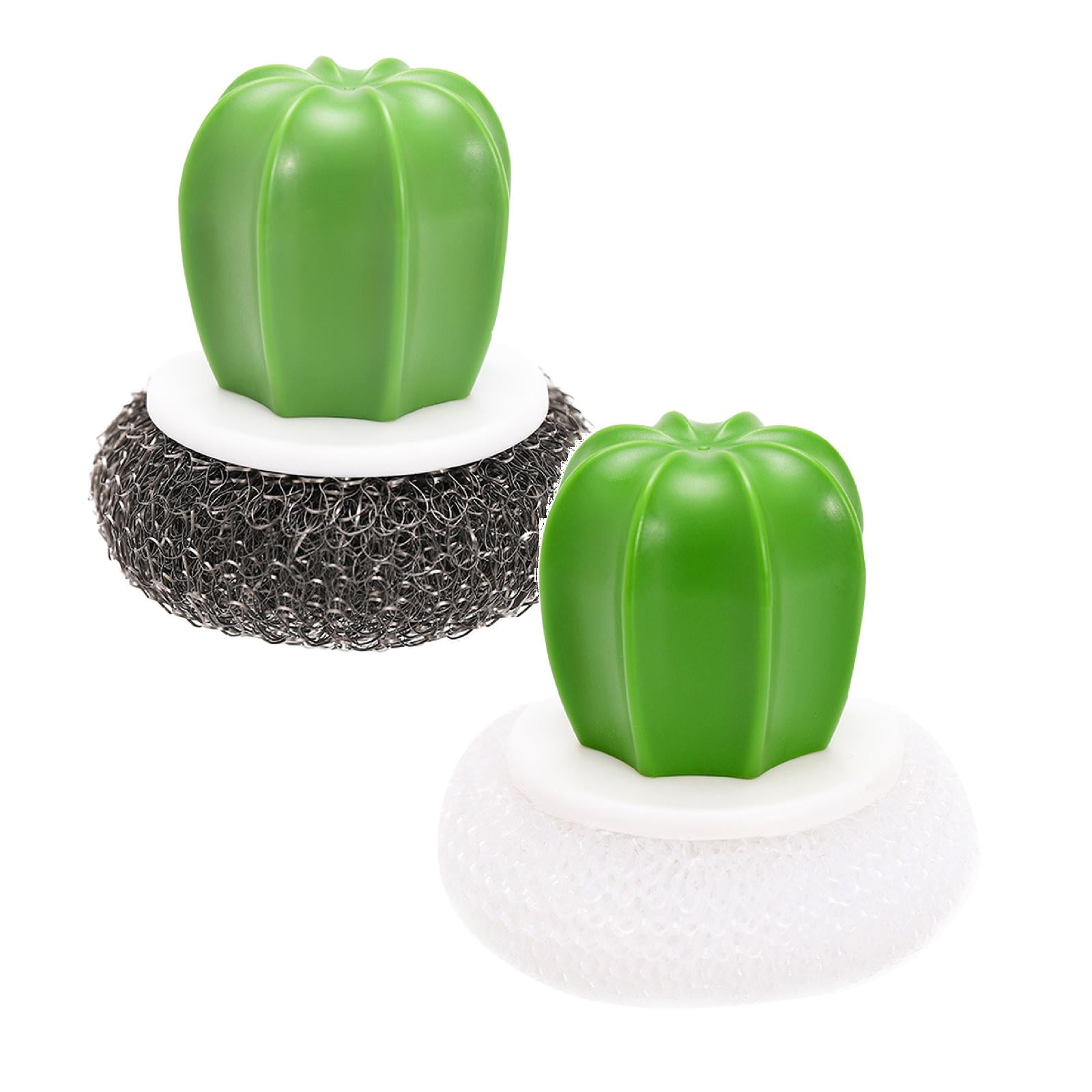 AaSFJEG Small Brushes for Cleaning Home Kitchen Cleaning Brush Cactus