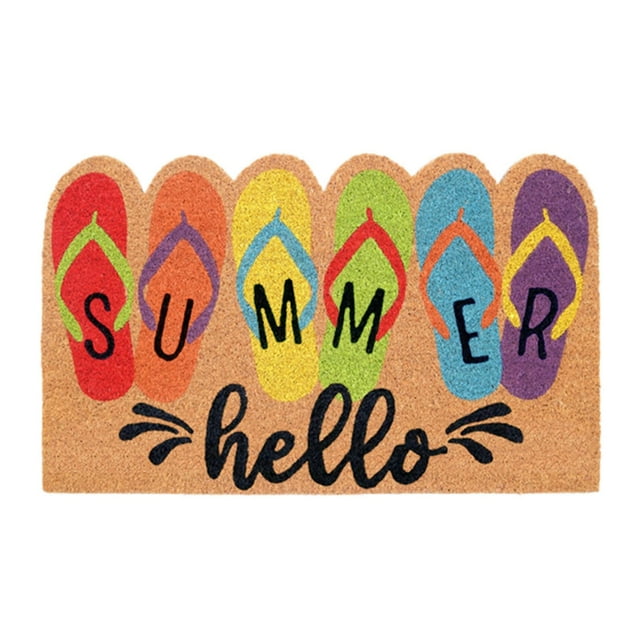 AaSFJEG Summer Doormat Floor Mat Summer Decorative Door Mat For