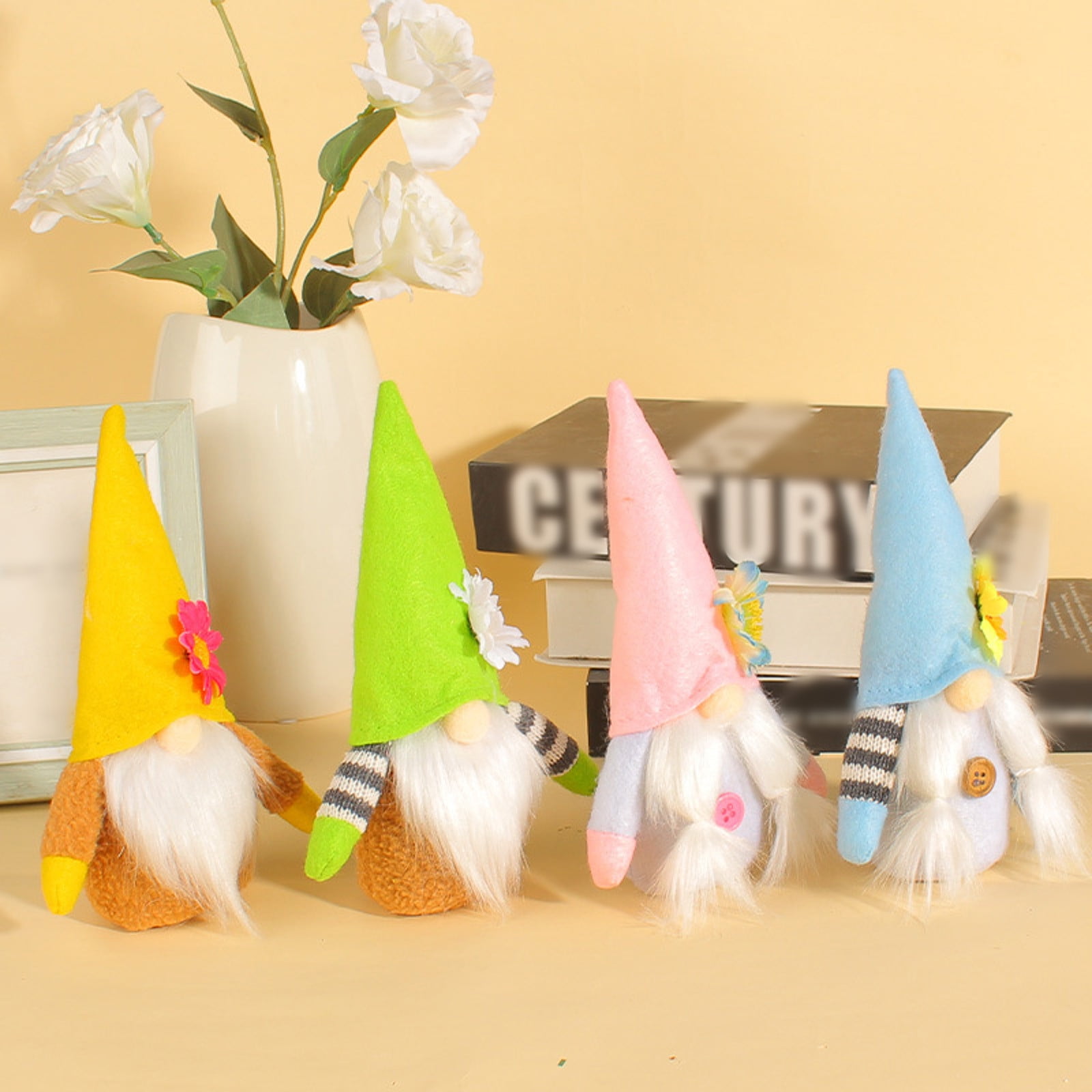 AaSFJEG Table Ornaments for Living Room Easter Ornament Cute Little