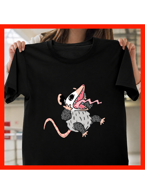 Aaaaaa Screaming Possum Funny Internet Meme Graphic Unisex T-Shirt, up to size 5XL