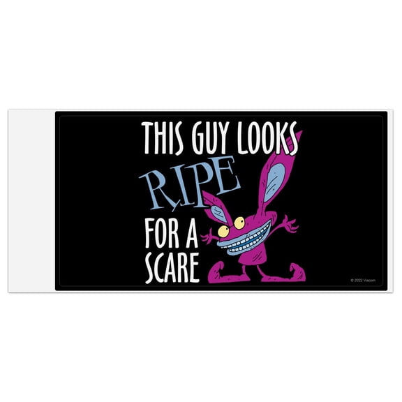 Aaaah Real Monsters Ickis Scare Automotive Car Window Locker Bumper Sticker