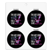 Aaaah Real Monsters Ickis Scare Refrigerator Fridge Locker Vinyl Circle Magnet Set