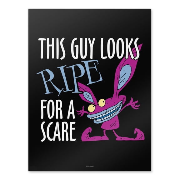 Aaaah Real Monsters Ickis Scare Wall Art Picture Paper Poster Dcor Home Decoration