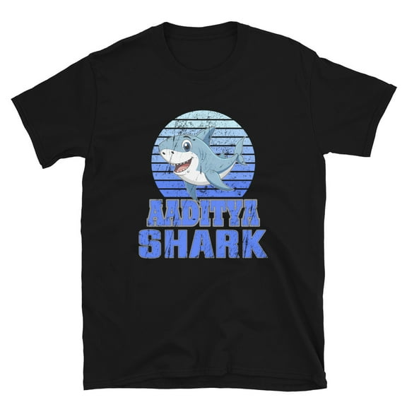 Aaditya Shark Family Reunion Squad First Last Name (Black, S)