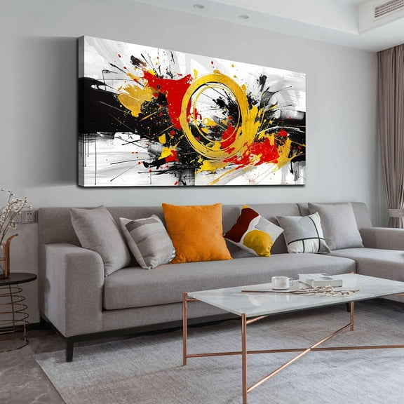 Aaheei Abstract Canvas Art - Modern Wall Art for Living - Abstract Wall Decor for Bedroom Ready to Hang