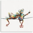 thumbnail image 1 of Aaheei Canvas Frog Wall Art Decor: Side by Side Frogs Art Bedroom Wall Art Laundry Room Decor and Accessories Girl Room Decor Inspirational Wall Art Easy Hanging, 1 of 4