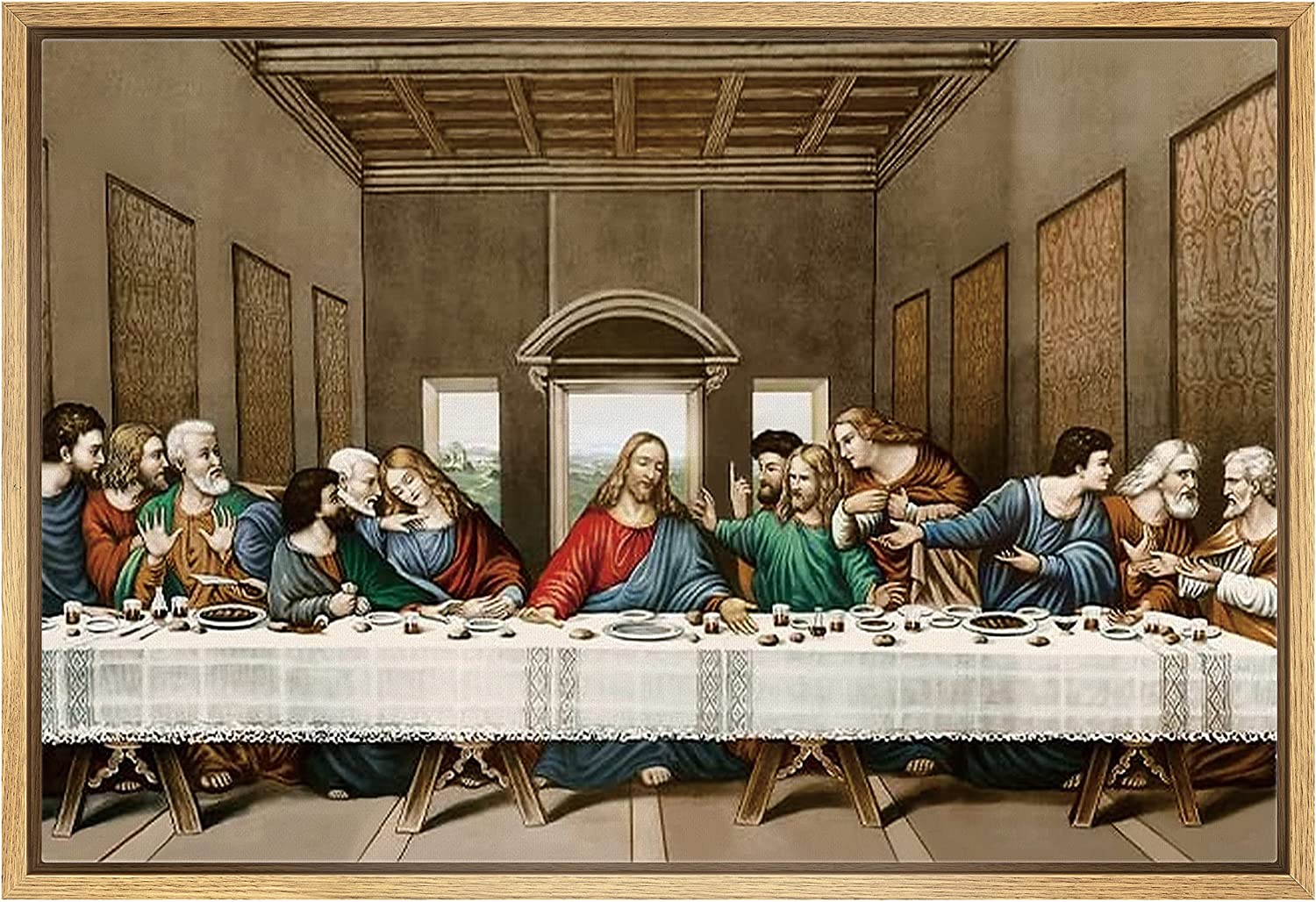 Aaheei Canvas Print Wall Art The Last Supper by Leonardo da Vinci ...