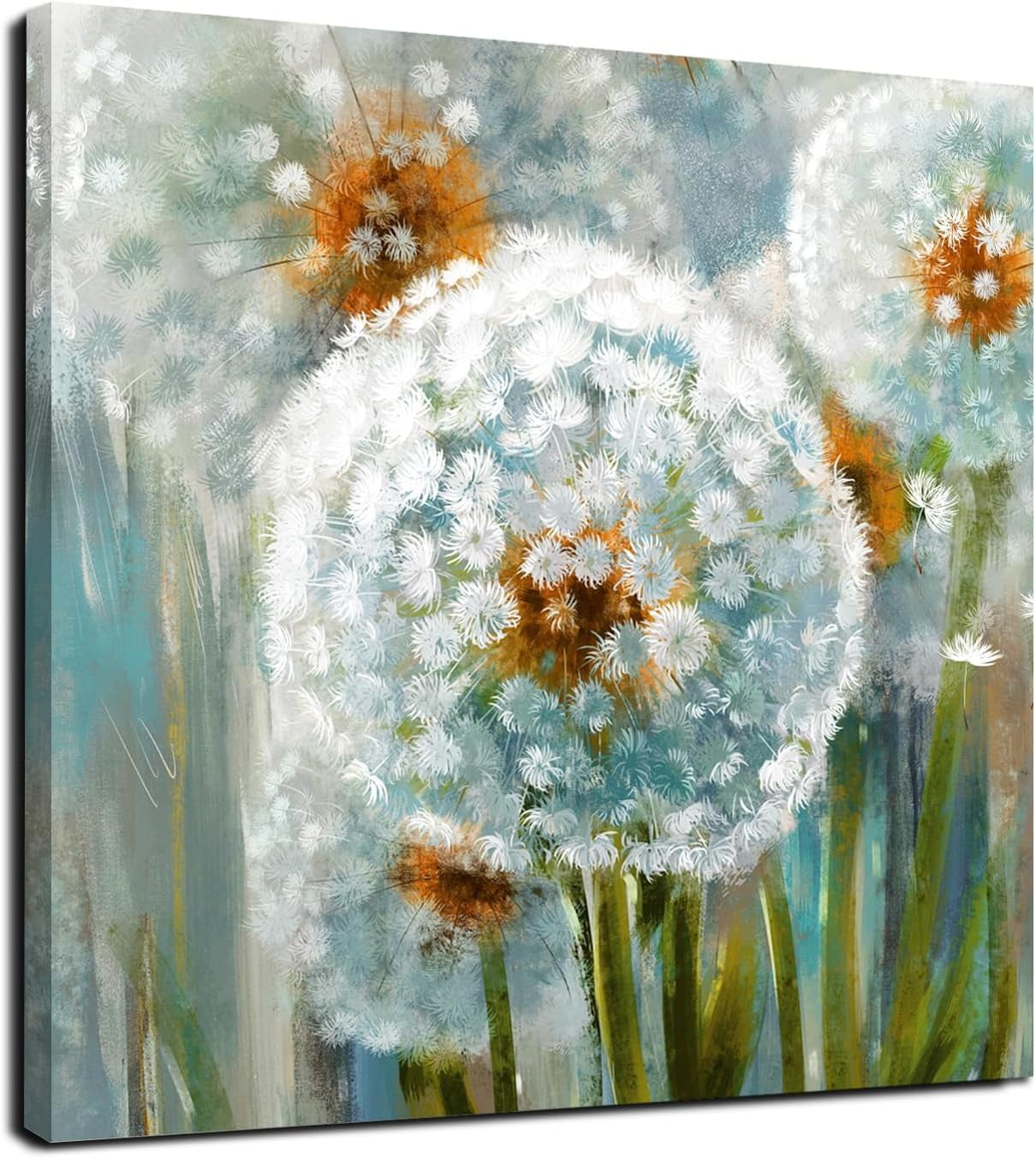 Aaheei Dandelion wall art white flower wall decor High Definition ...