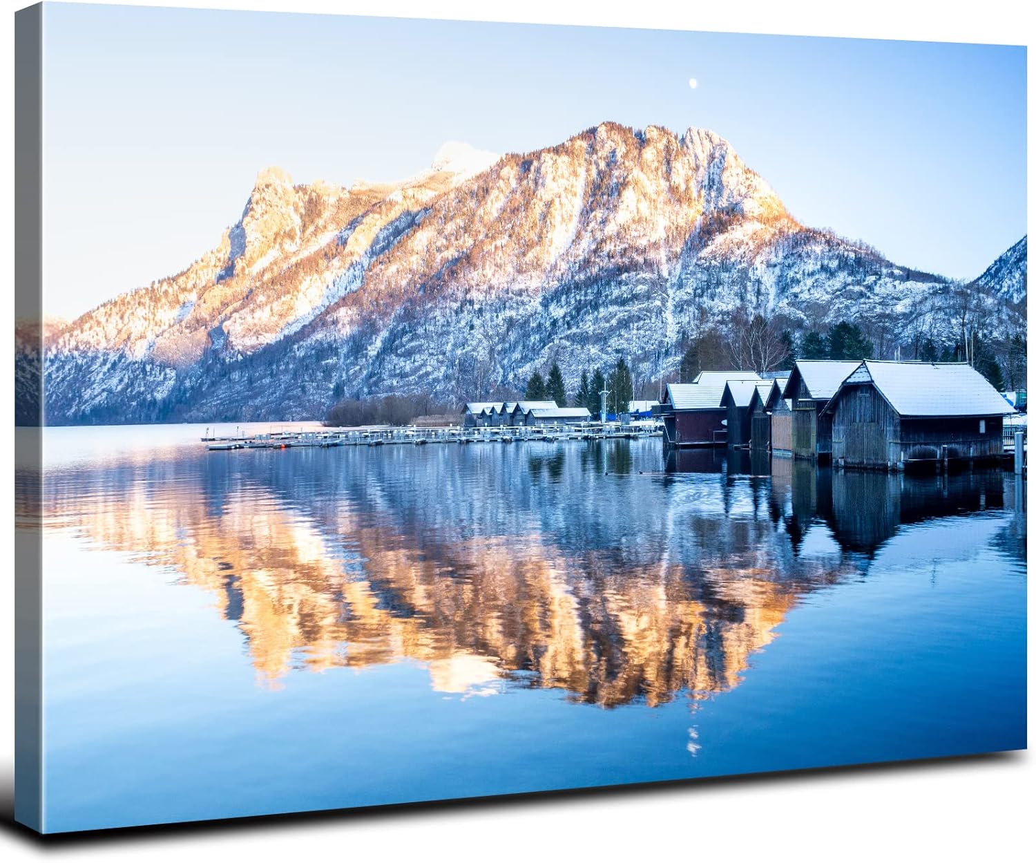 Aaheei Mountain Canvas Wall Art Nature Landscape Pictures for Living ...