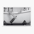 thumbnail image 1 of Aaheei Retro Woman Holds Champagne Poster In A Bathtub Black And White Glam Bathroom Canvas Wall Art Woman Champagne Bubble Bath Prints For Home Bedroom Bathroom Bar Wall Decor, 1 of 1
