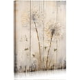 thumbnail image 1 of Aaheei White Dandelion Canvas Wall Art Rustic Home Decor Modern Home Decor for Living Room Home Bedroom Decoration High Definition Printing Waterproof Fade Resistant Ready to Hang 16x20, 1 of 6