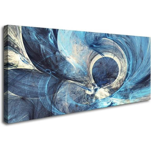 Aaheei YP1262 Abstract Wall Art Modern Minimalist Abstract Canvas Painting Blue Canvas Wall Art Print Painting for Wall Decor Home Decor