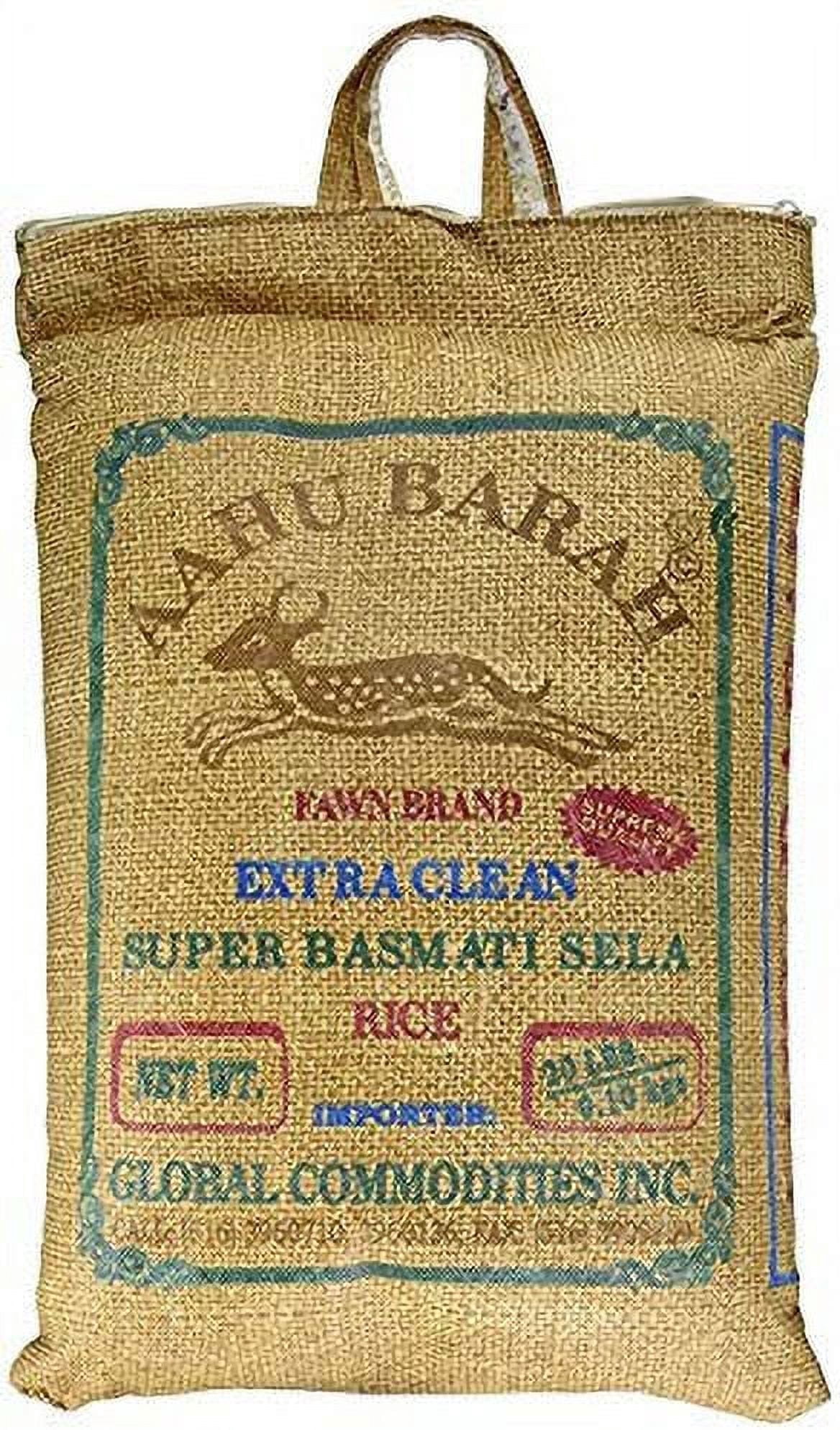 Aahu Barah Super Basmati Sela Rice - 10 lbs Pack of 2