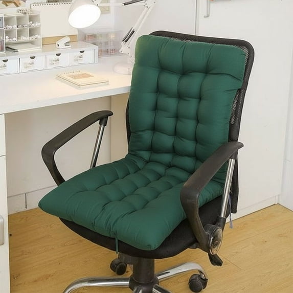 Aaihamo Chair Cushion With Backrest, Thickened Seat Cushion for Office, Ergonomic Lumbar Support Cushion for Dorm Chair, All Season Cushion for Desk Chair Living Room