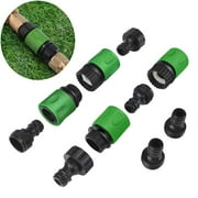 Aaihamo Garden Hose Quick Connect Fittings, 3/4 Inch Plastic Male Female Adapter, Water Hose Connectors for Faucet Hose Bib Watering Devices