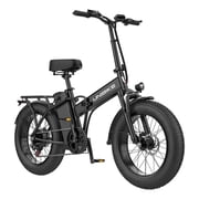 Aairsk 748 Peak Motor Ebike for Adults, 48V 15Ah Electric Bike for Men Women, 20 Fat Tire Foldable Electric Bicycle for Snow Off-Road Commuter Mountain E-Bike