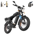 thumbnail image 1 of Aairsk Electric Bike for Adults,748W Peak Motor,48V 15Ah Removable Battery,25 MPH,50 Miles Range,20×4 Fat Tire Electric Off Road Bike,UL2849, 1 of 9