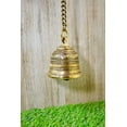 thumbnail image 1 of Aakrati Vintage Matte Wall Hanging Bell with Brass Chain and Hook for Gates, Home, Office and Temple, 1 of 2
