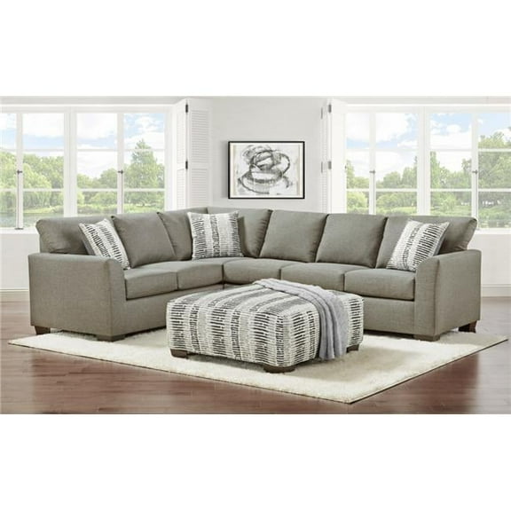Aaliyah Corner Sectional, Taupe