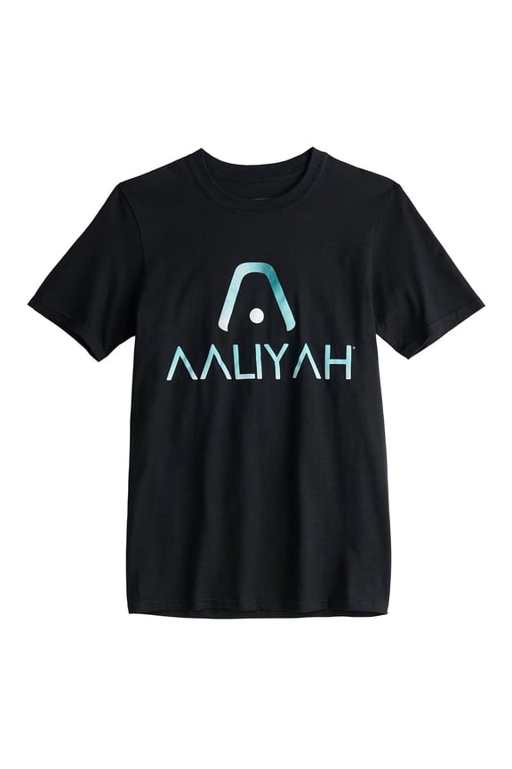 Junior Women's Graphic Boyfriend T-Shirt (Black)