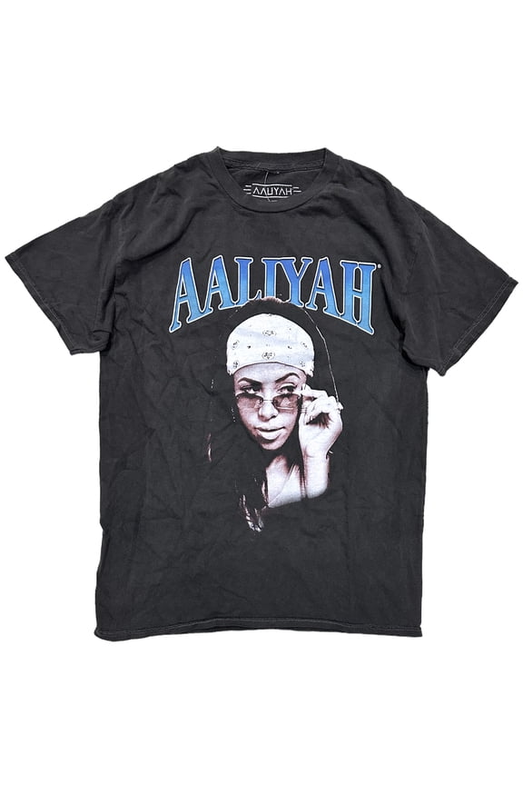 Men's Officially Licensed Black Wash Garment Dyed Graphic Tee T-Shirt (XX-Large, Black Wash)