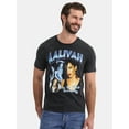 thumbnail image 1 of Aaliyah Women’s Acid Wash Graphic Tee, Sizes XXS-XXL, 1 of 5