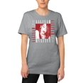 thumbnail image 1 of Aaliyah Women's Juniors Squared Logo Short Sleeve Graphic Tee, 1 of 1