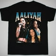 Aaliyah cool black unisex shirt fullsize s5xl men's shirt women Free