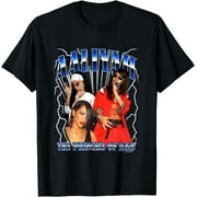 Aaliyah's Iconic Style: Limited Edition Tee - Flaunt Confidence with a Striking Pose