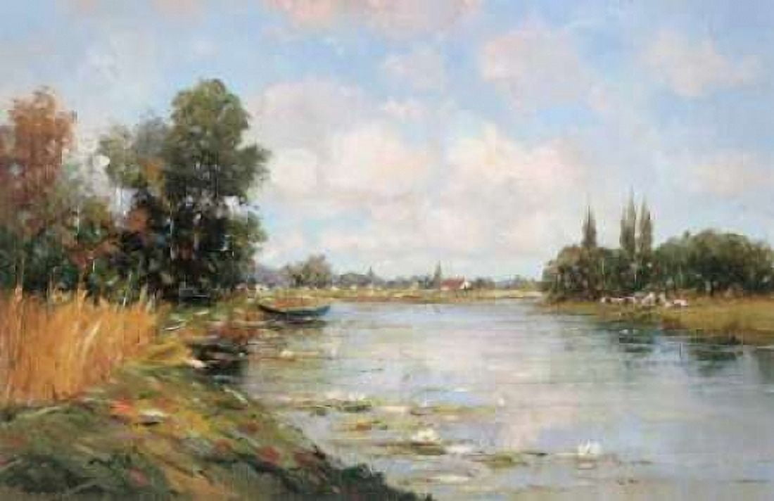 Aan de Waterkant I Canvas Art - Rob De Haan (12 x 18)