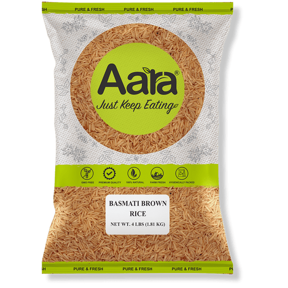Aara Brown Basmati Rice - 4 LBS